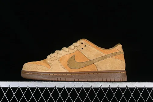 All categories Nk SB Dunk series Nk SB Dunk Low low-top sneakers K version Nk Dunk Low fallen leaf yellow SB low-top sports and leisure sneakers 883232-700